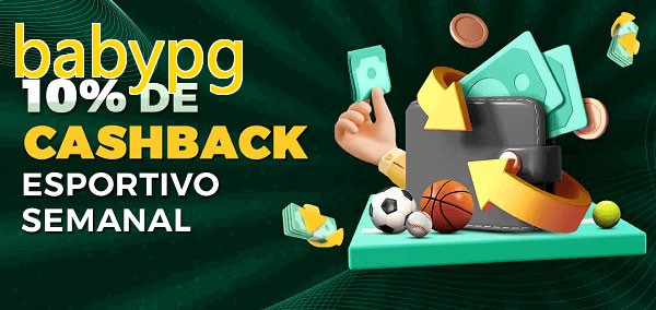 10% de bônus de cashback na babypg